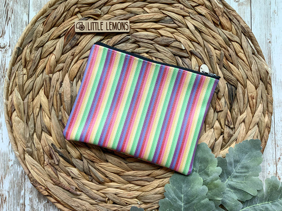 Muted Stripes Pouch