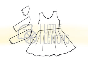 Custom Twirl Dress 3m-4T