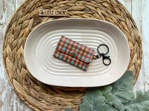 Autumn Plaid 3-Pocket Wallet
