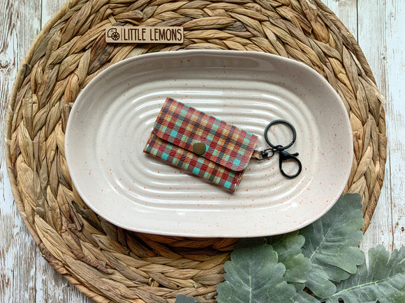 Autumn Plaid 3-Pocket Wallet