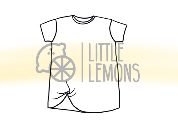 Custom Oversized T-Shirt Dress 5Y-12Y