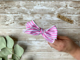 Hand Tied Bow & Headband