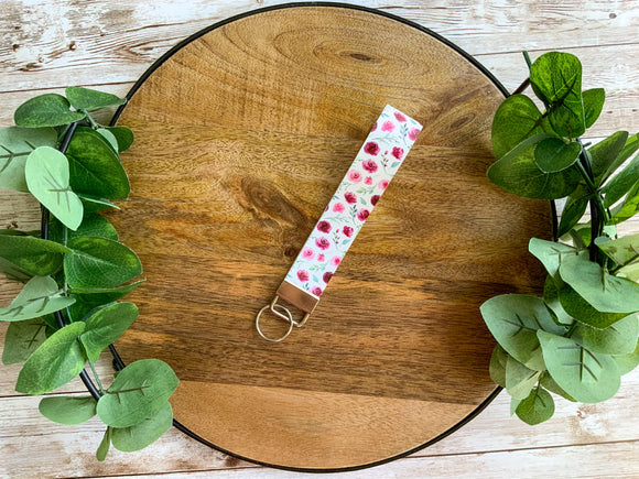 Tea Roses Key Fob