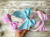 Hand Tied Bow & Headband