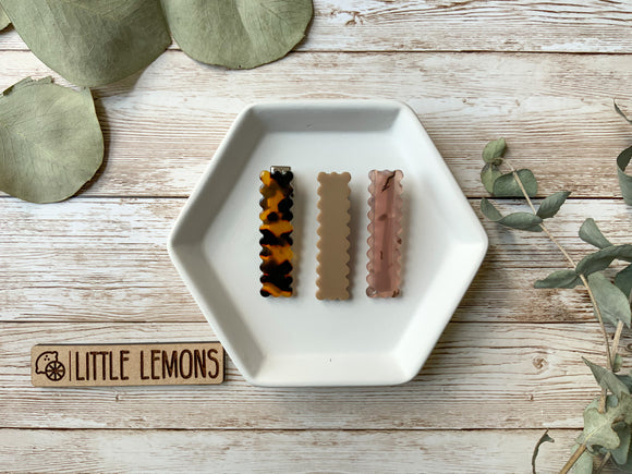 Boho Acrylic Clip Set
