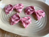 Pink Shimmer Plaid
